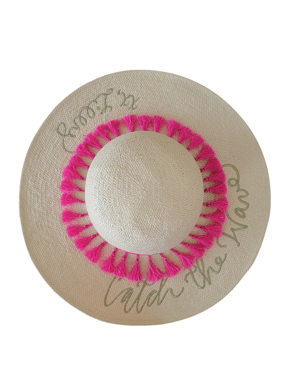 NWOT LILLY PULITZER "Catch The Wave" Sun Goddess Straw Beach Hat HTF - Picture 5 of 8